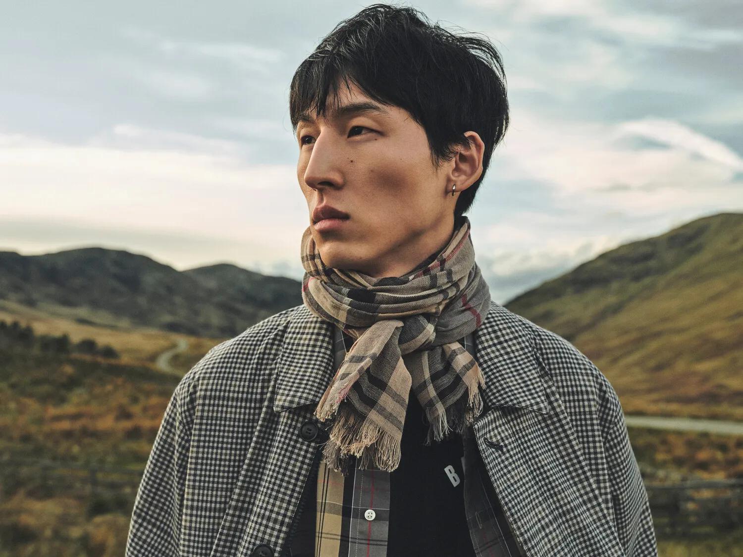 BARBOUR_STEFFL_SS26 Modern Heritage - Check Rokig Waterproof Mac MWB1156ST31_ Welton Tartan Scarf USC0315TN32