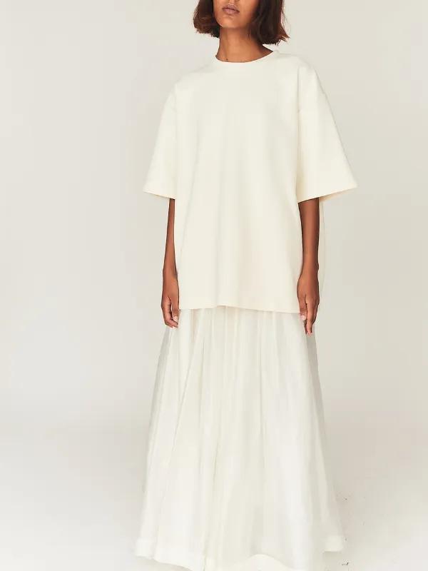 Freisteller Newsletter Ana - THE GARMENT_STEFFL_The Garment 22278 Gilian Volume Skirt cream 001_10