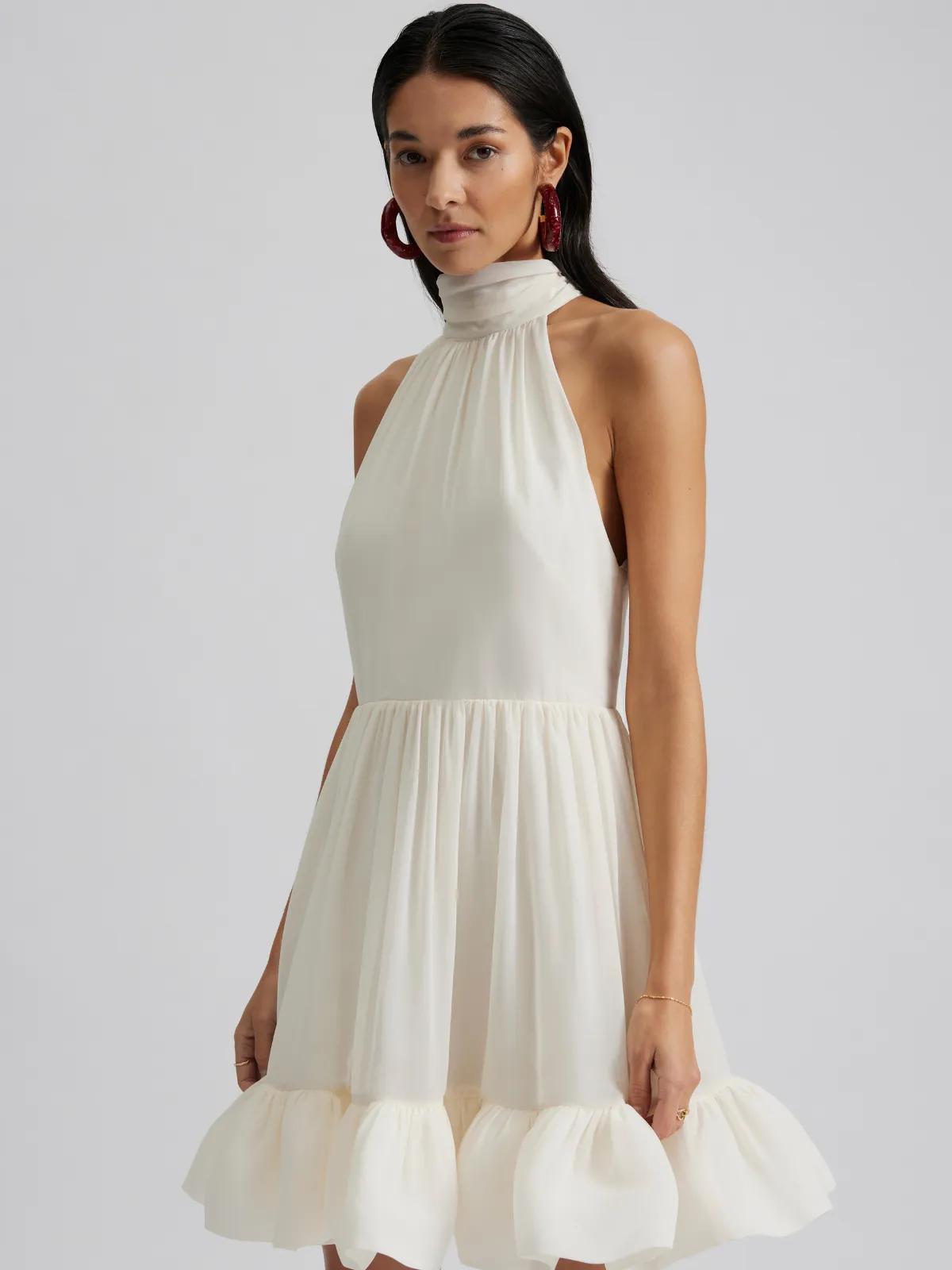 Freisteller Newsletter Ana - MALINA_STEFFL_Fern Mini Dress, White, Malina, 2