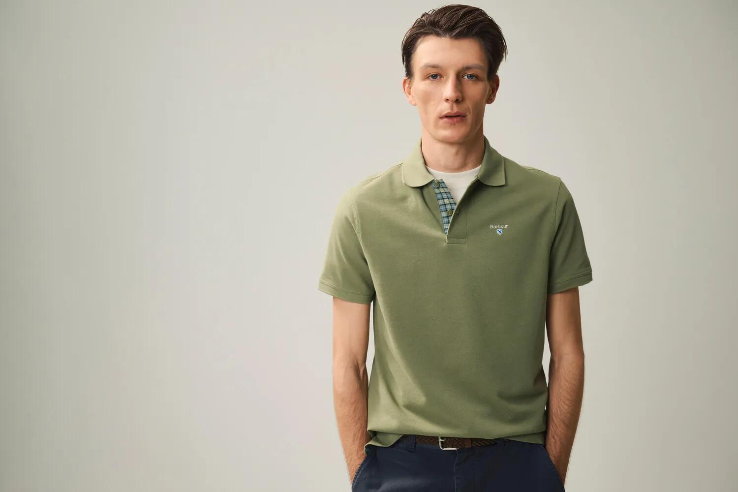 BARBOUR_STEFFL_SS26 Polo Department - Barbour Tartan Pique Polo - MML0012OL51